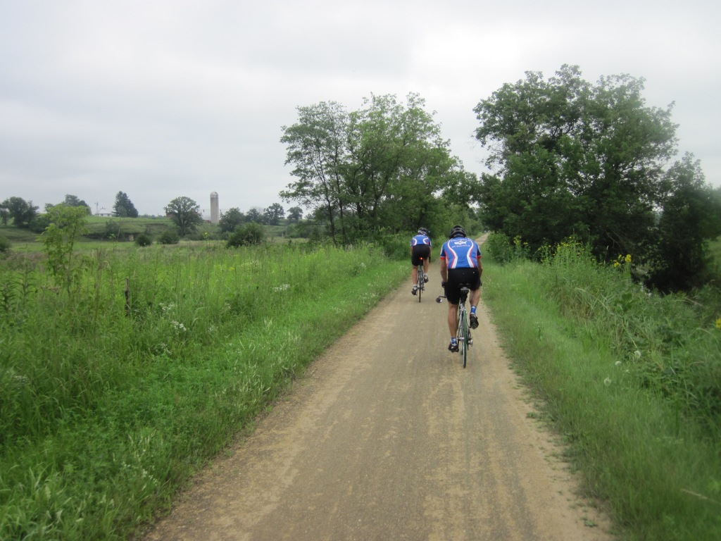 Start of the Elroy-Sparta bike trail in Sparta