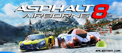 Download  Asphalt 8 MOD APK+DATA 2.4.0h Unlimited Money Terbaru 2016