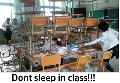 Dont sleep in class