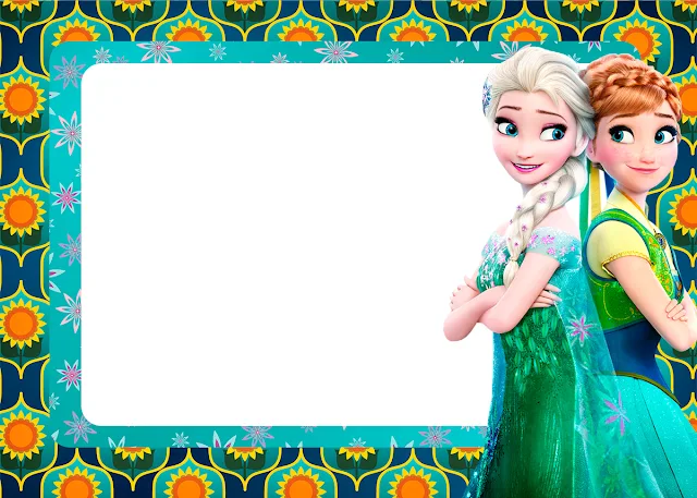 Frozen Fever Party Free Printable Invitations, Labels or Cards.