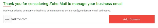 How to Create Free Business Email with ZohoMail in 5 minutes : eAskme