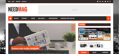 Needmag - Magazine Blogger Template