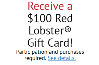 Red Lobster Gift Card 