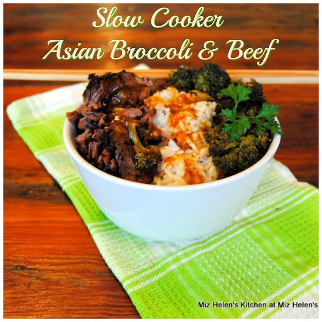 Slow Cooker Asian Broccoli and Beef at Miz Helen's Country Cottage