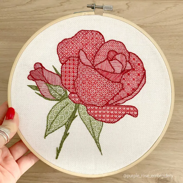 Red Rose Pattern