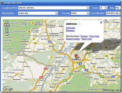 Google Map Saver