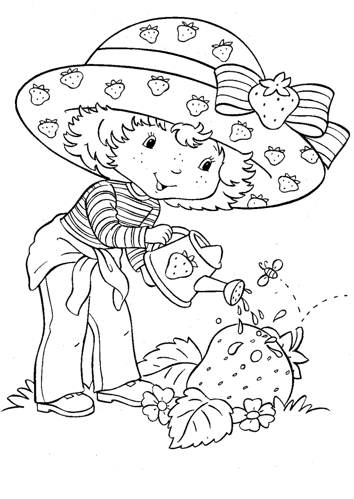 Strawberry Shortcake Coloring Pages | Team colors