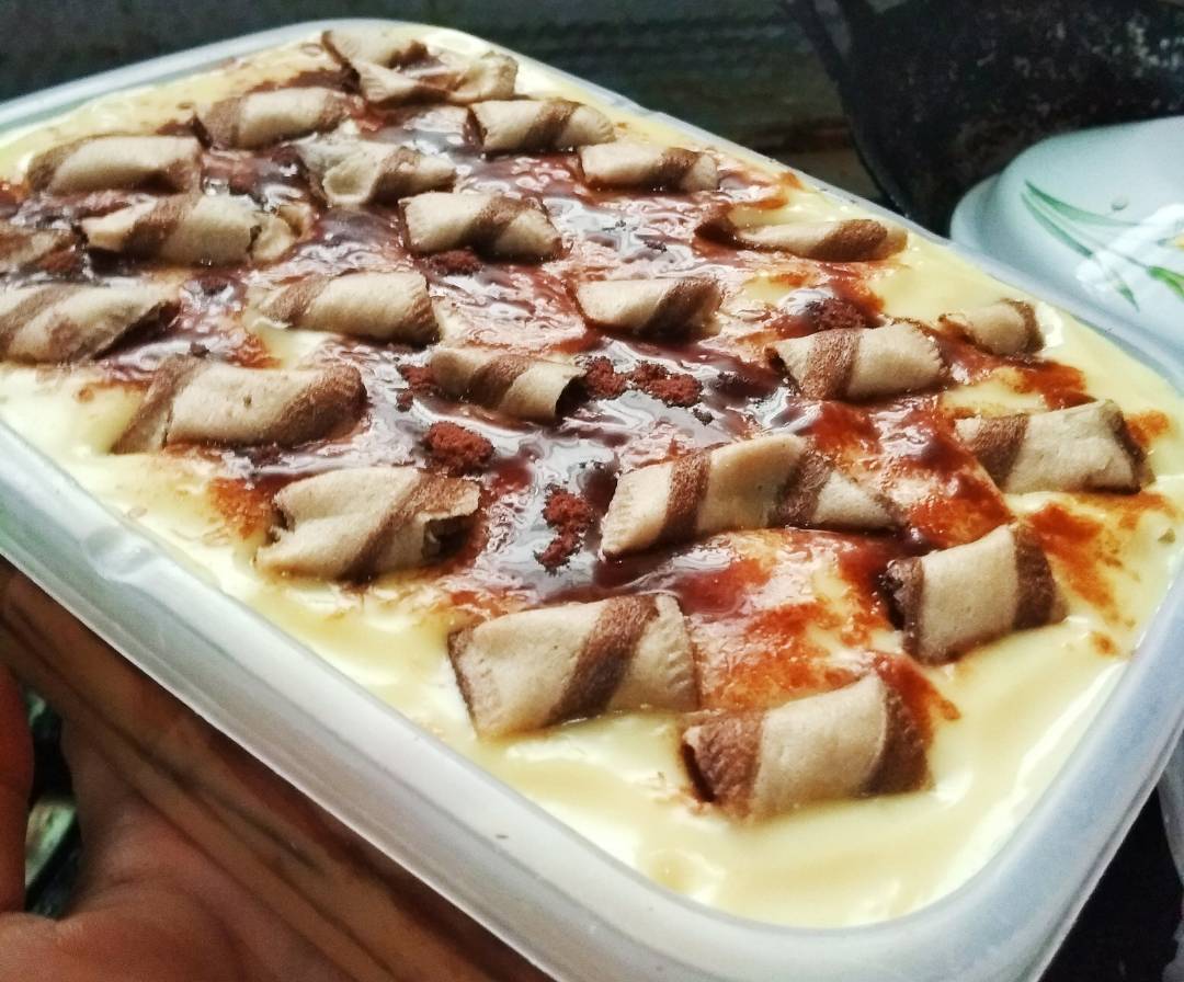 Resepi Puding Batik Biskut Marie - Jerkoven