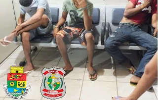 Cinco são presos acusados de assaltos na região Jaguaribana