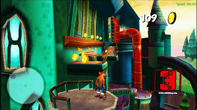 لعبة crash tag team racing psp بصيغة iso