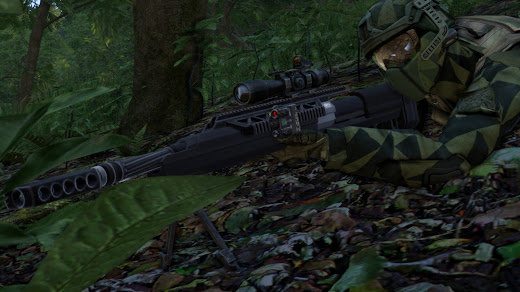 Arma3用25mmの対物狙撃銃MOD
