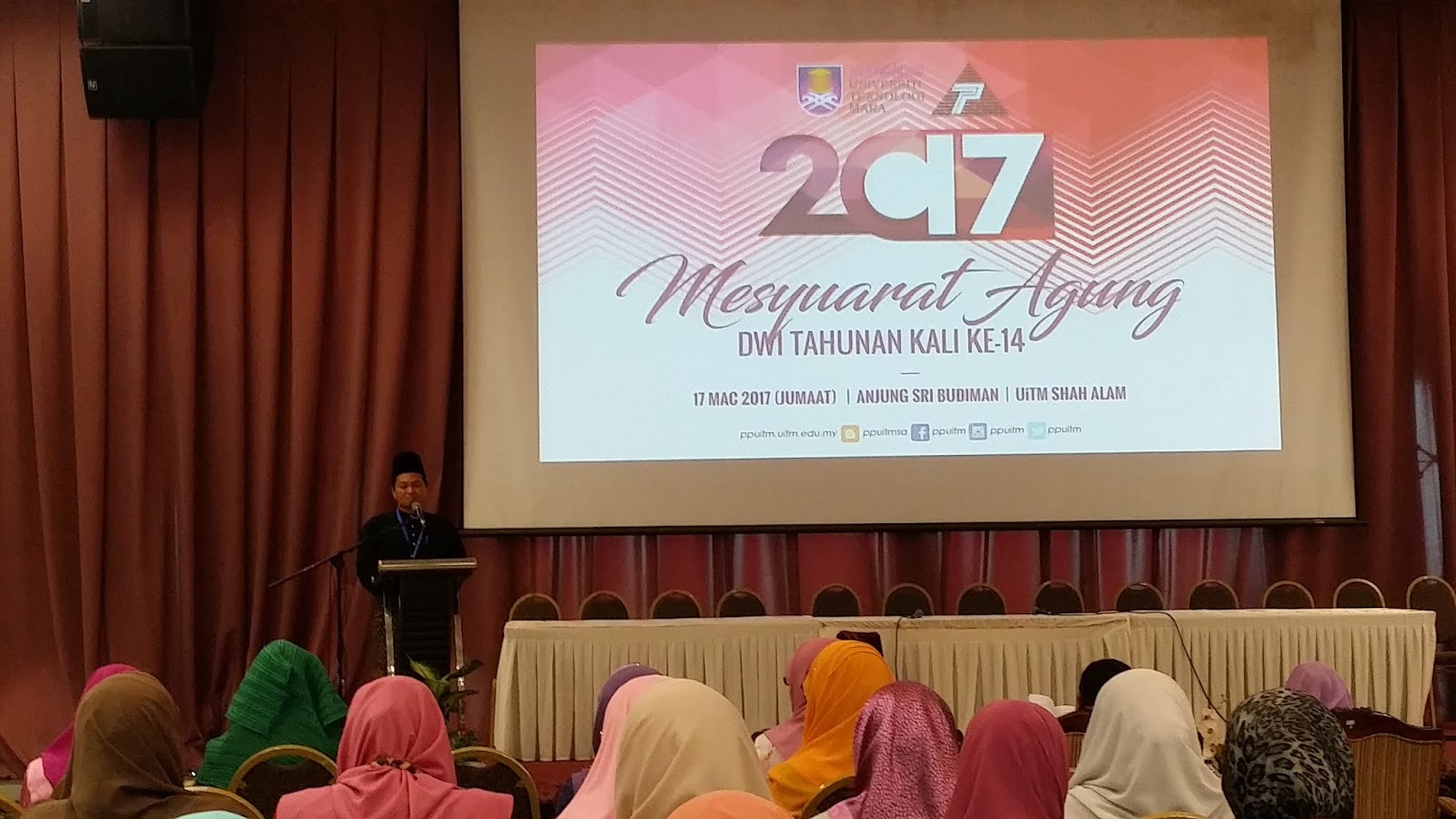 Foto sekitar Perasmian Mesyuarat Agung Dwi Tahunan PPUiTM 