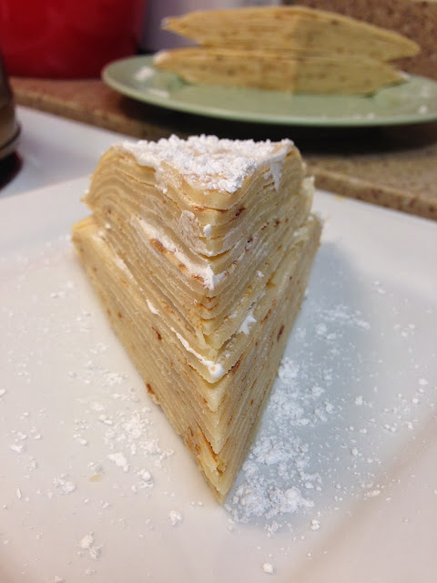 Crepe and Cream Layered Cake