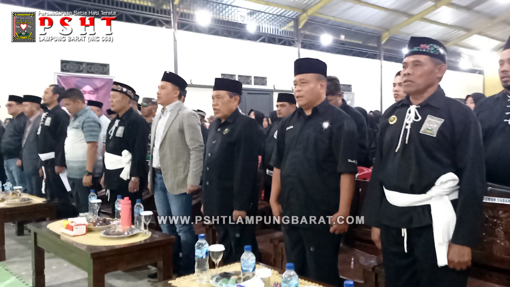 Malam Syuran & Pengesahan Warga Baru PSHT Cabang Lampung Barat Tahun 2022