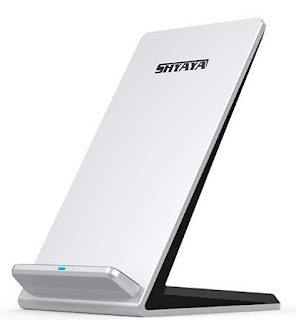 SHYAYA Fast Wireless Charger, Qi Fast Charge Wireless Charger Stand for Samsung Galaxy Note 8 S8 Plus S8+ S8 S7 S7 Edge Note 5 and Standard Charge for iPhone X iPhone 8 iPhone 8 Plus (No AC Adapter)