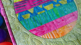 Easter egg mini quilts with Island Batik fabrics