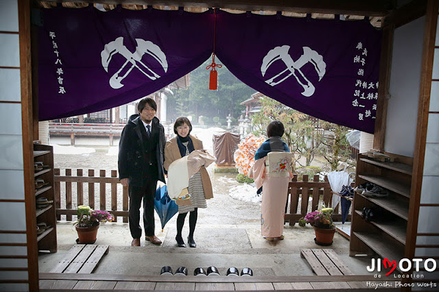 近江八幡市の奥石神社のお宮参り出張撮影