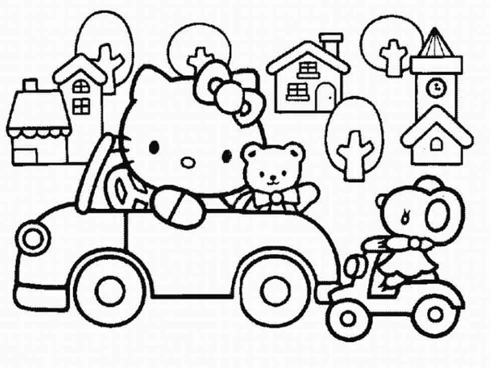 Hello Kitty Coloring Pages #1  Hello Kitty Forever
