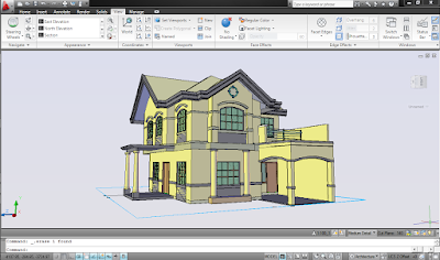 tutorial rumah autocad