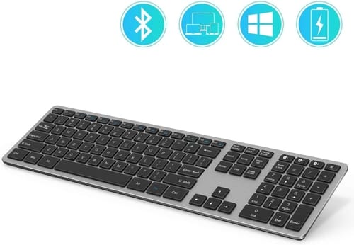 Review Seenda Aluminum Wireless Bluetooth Keyboard