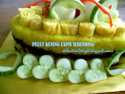 Wattie's HomeMade: Pulut Kuning Lapis Serunding