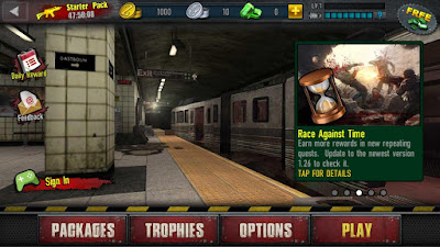  pada kesempatan kali ini kami akan membagikan sebuah aplikasi android yang berjudul Zombi Zombie Frontier 3 v1.80 APK