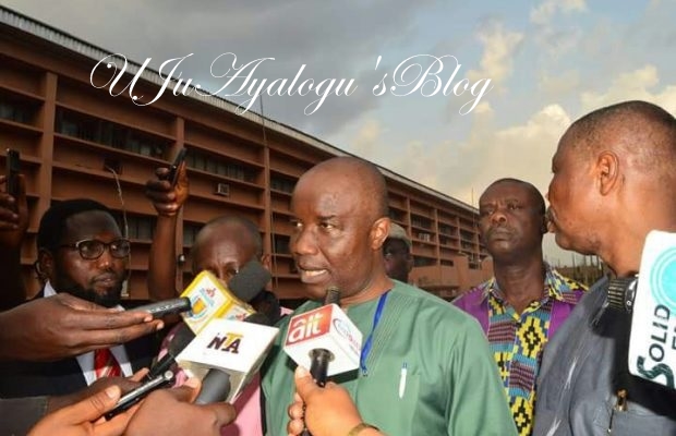 BREAKING: Assemblies of God crisis: Paul Emeka chased out of secretariat‎ (PHOTOS)