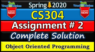 CS304 Assignment 2 Solution 2020 | Spring 2020