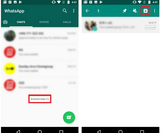 In the Android operating system