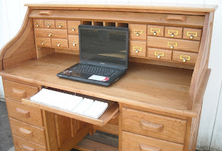 mission style computer desk plans