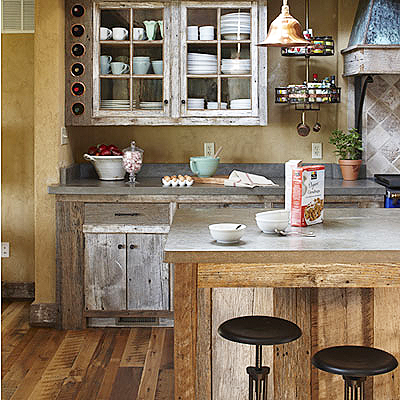 Rustic Kitchen Cabinets