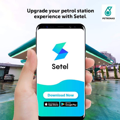 Cara dan Tutorial Isi Minyak Menggunakan Aplikasi e-wallet SETEL Di Stesen Petronas