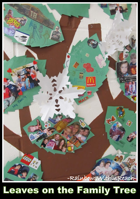 photo of: "Our Family Tree" Painted Mural in Elementary School 