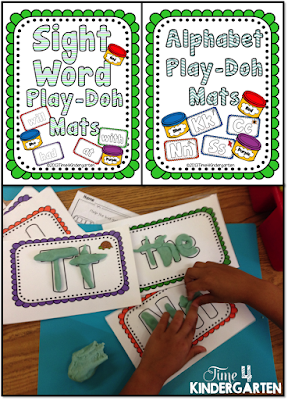 sight word work, play-doh sight word, play-doh letters