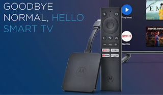 Motorola 4K Android TV stick price in India