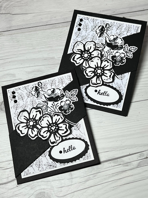 Floral handmade greeting card using Stampin' Up! Shaded Summer Stamp Set