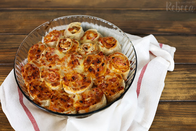 Pizza roll o pizza enrollada