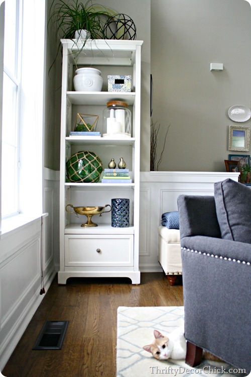 white etagere 