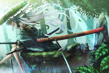 Japanese Samurai Girl Anime Wallpaper