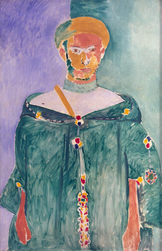 Moroccan in Green by Henri Matisse - Genre Paintings from Hermitage Museum