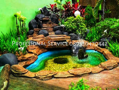 Jasa Tukang Dekorasi Kolam Tebing Singkawang | Jasa Pembuatan Kolam Air Terjun Relief Terbaik Singkawang