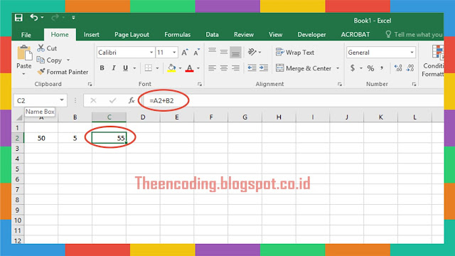 Operator Matematika Pada Excel 