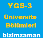 ygs 3 puan turu ile 2 yillik universitelerin hangi bolumlerine girilir 1