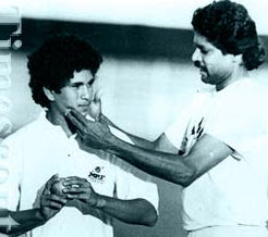 Sachin and Kapil Dev