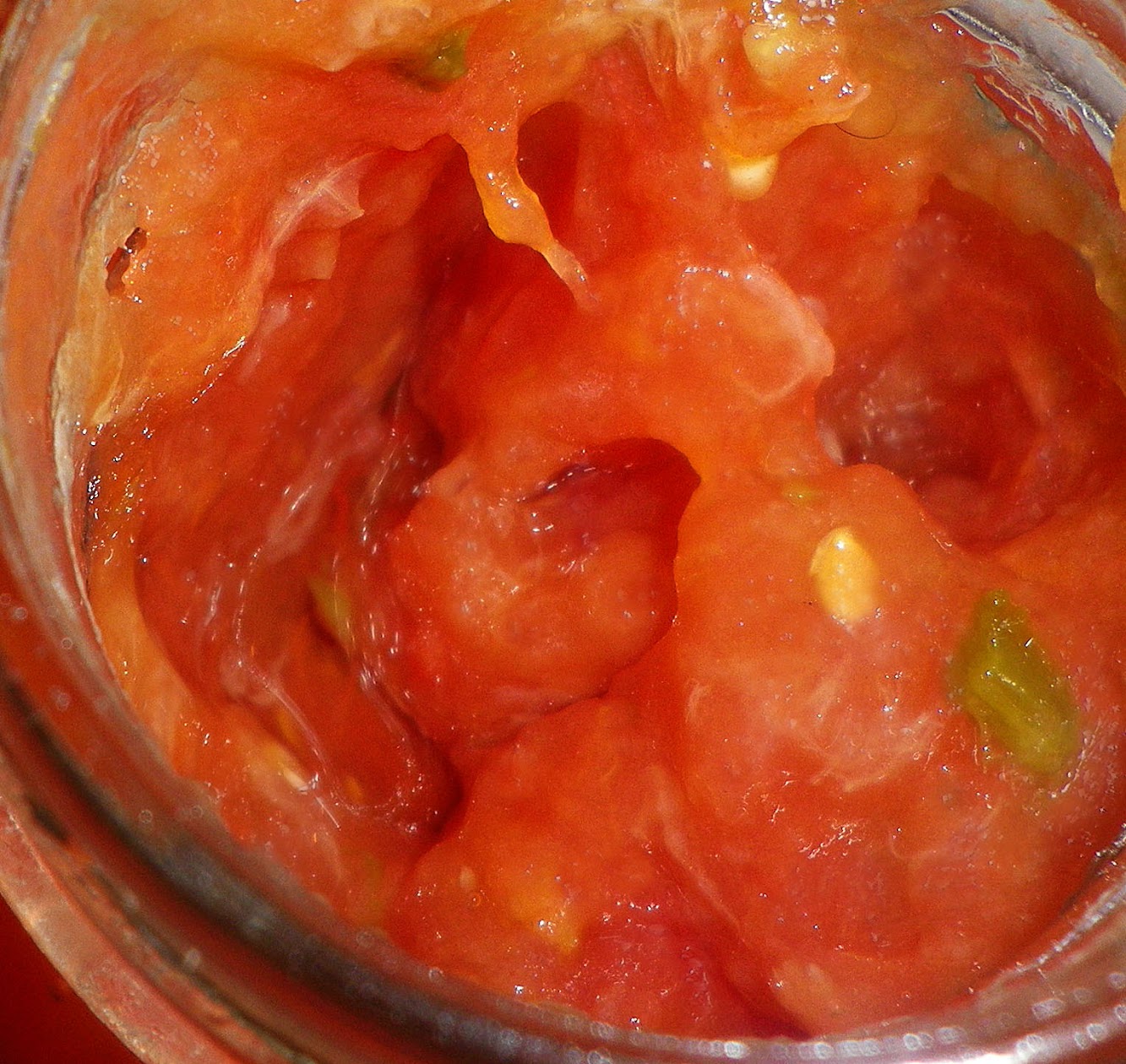 Spicy Tomato Peach Jam (CANNING)