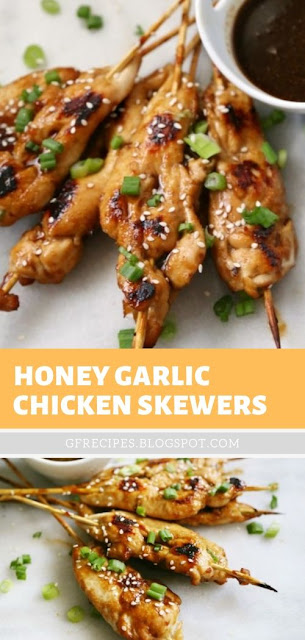 Honey garlic chicken skewers, Sheet pan dinners healthy, Shish kabob ideas, Chicken recipes, Cooking recipes, Ethnic recipes, Finger food, Pinwheel recipes, Bruchetta recipe easy, Easy bruschetta recipe, Bruschetta recipe easy, Make ahead appetizers. #honey #garlic #chicken #skewers #tasty #recipes