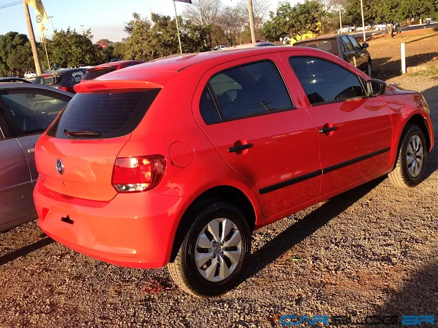 Novo Gol G6 vermelho flash