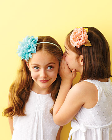 Flower girl headbands Dress up the little ladies in adorable flowery head 