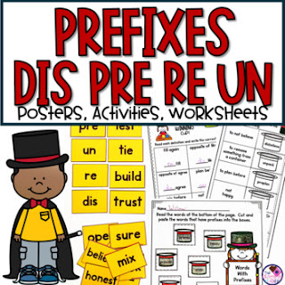 Teaching prefixes in first grade doesn't have to be challenging with these ready to use resources.
