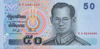 Billet de 50 Baht Thailandais (THB)